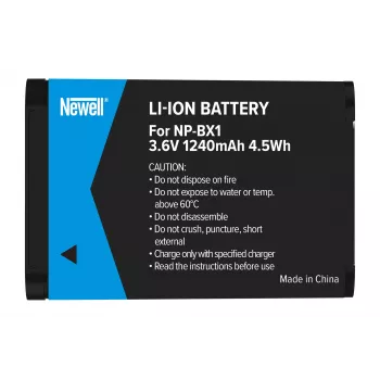 Newell nadomestna baterija za Sony NP-BX1, 1000mAh, Li-Ion, črna