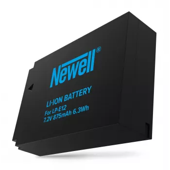 Newell nadomestna baterija za Canon LP-E12, 875mAh, 7,2V Li-Ion