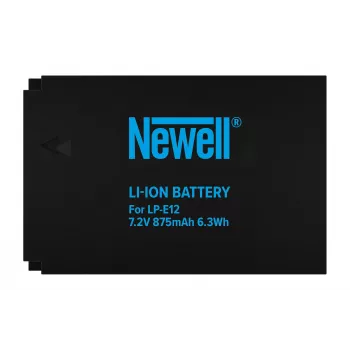 Newell nadomestna baterija za Canon LP-E12, 875mAh, 7,2V Li-Ion