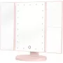 Humanas HS-ML04 LED ogledalo za ličenje z osvetlitvijo - roza