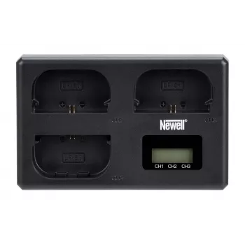 Newell TT-USB-C trikanalni polnilnik za baterije Canon LP-E6