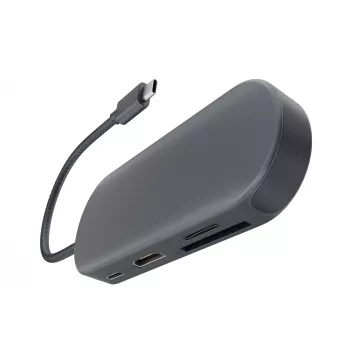 HUB NEWELL 7-v-1 USB-C hub - grafit