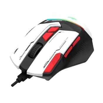 Tracer GameZone Spectra RGB žična igralna miška, 7200 DPI, bela (TRAMYS47840)