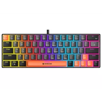 Tracer GameZone Raptor 63 žična mehanska igralna tipkovnica, 60% format, Outemu Blue stikala, RGB osvetlitev ozadja, grafitna
