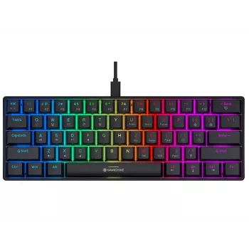 Tracer GameZone Claws 61 žična mehanska igralna tipkovnica, 60% postavitev, Outemu Blue stikala, RGB osvetlitev ozadja, črna
