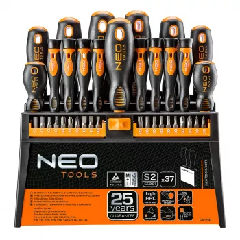 NEO TOOLS komplet izvijačev in nastavkov, 37 delov