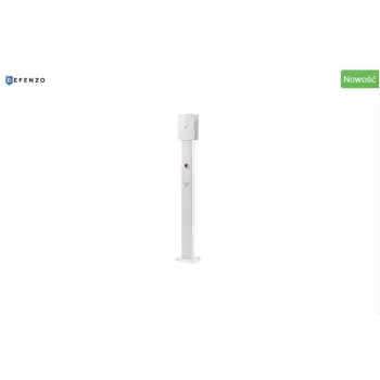 DEFENZO Dual Mounting Pole, črna, mizna spona in nosilec za prehod, 2 monitorja do 27 inch, VESA 75x75/100x100mm, nosilnost 8kg