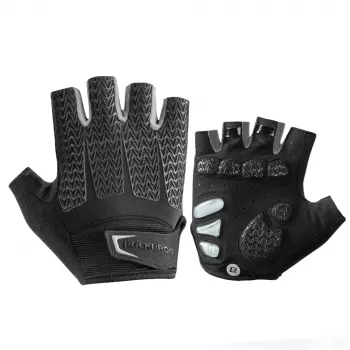ROCKBROS kolesarske rokavice S169BGR, velikost S, sive, z gel blazinicami