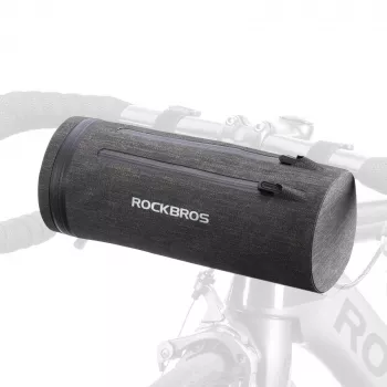 ROCKBROS vodoodporna kolesarska krmilna torba AS-051, črna