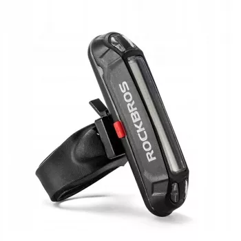 ROCKBROS A54BK zadnja kolesarska luč s kablom micro-USB - črna