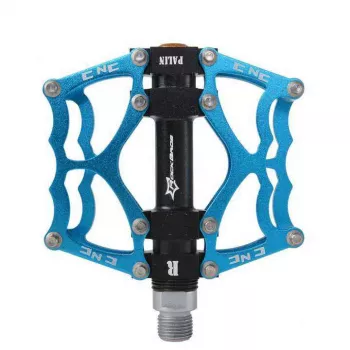 ROCKBROS JT201012LBL modri platformni pedali iz aluminijeve zlitine, 9/16 inch, os Cr-Mo, zaprti ležaji, par
