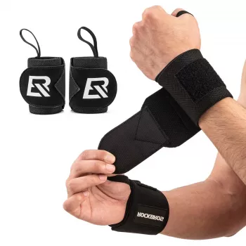 ROCKBROS športni trak za zapestje 0431001, črn (2 kosa)