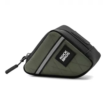 ROCKBROS trikotna okvirna torba 0,25 L zelena