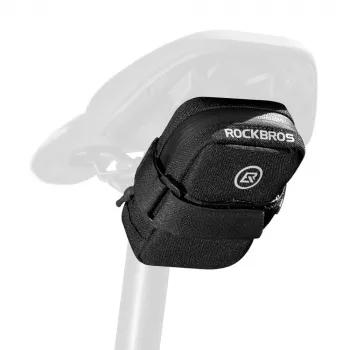 ROCKBROS mini sedežna torba z držalom za CO2 vložke – črno-zelena
