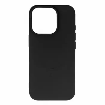 HURTEL zaščitni ovitek iz tekočega silikona za iPhone 17 Pro Max črn