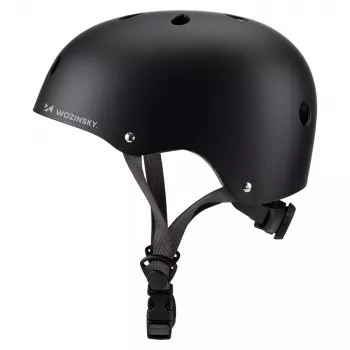 Wozinsky BMX/skuterska čelada, lahka, 54–58 cm, črna