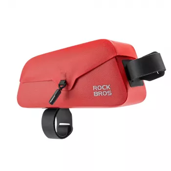 ROCKBROS kolesarska torba za okvir 0,9L vodoodporna z magnetno zaponko – rdeča
