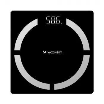 Wozinsky WIWL-30 pametna tehtnica za telesno sestavo Bluetooth – črna