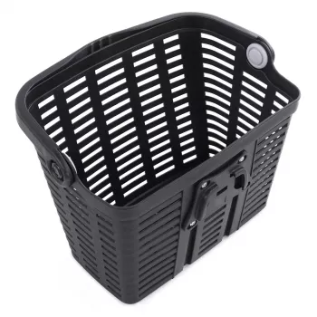 Wozinsky WKR-PK kolesarska košara, plastika, črna, pritrditev na krmilo, 15L