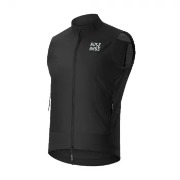 ROCKBROS YDMJ003 vetrovni kolesarski brezrokavnik, XL, črn