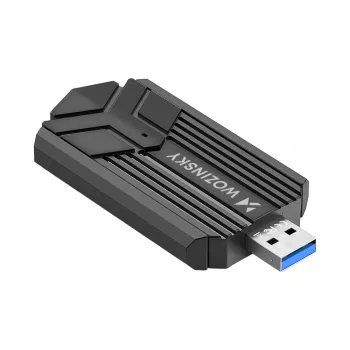 Wozinsky WAX-1800 dvopasovni brezžični USB 3.0 WiFi 6 adapter - črn