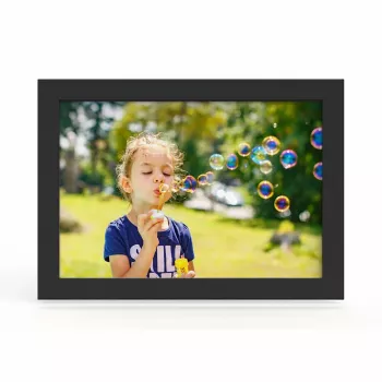 WOZINSKY WRC-32 10,1-palčni digitalni okvir za slike z aplikacijo Frameo, 32GB, črn