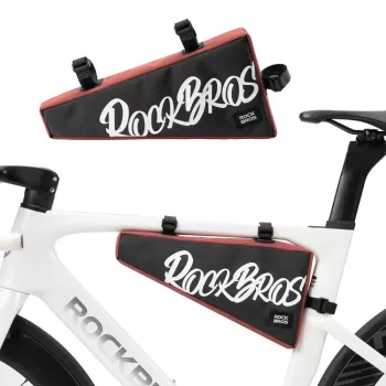 Rockbros G008 Flash Journey kolesarska torba za okvir – XL, rdeča