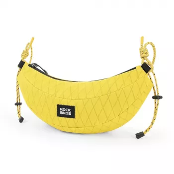 Rockbros H74 banana torba za krmilo/ramo, rumena