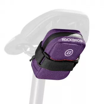 Rockbros F006 majhna kolesarska torba za sedež, vijolična