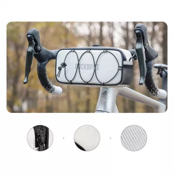 Rockbros TL001 ROAD TO SKY torba za krmilo 1,9L vodoodporna – bela