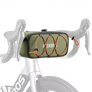 Rockbros TL001 ROAD TO SKY torba za krmilo 1,9L vodoodporna – zelena