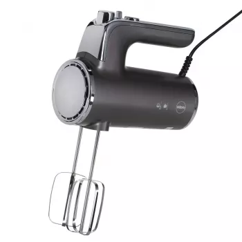 Eldom R110 Robo ročni mešalnik, 400 W, 5 hitrosti, turbo funkcija, nastavki za stepanje in mešanje, srebrn (R110 robo)