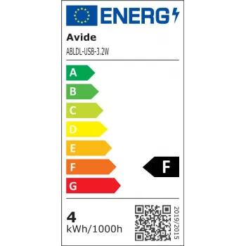 Avide LED namizna svetilka s funkcijo nočne lučke USB 3,2W zatemnljiva