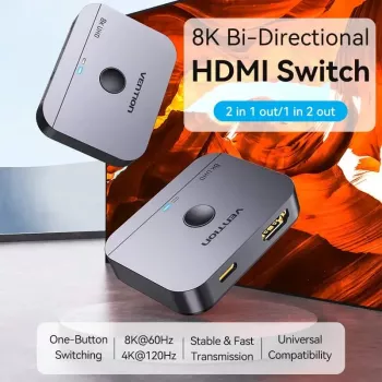 VENTION 2-portno dvosmerno stikalo HDMI 2.1 8K