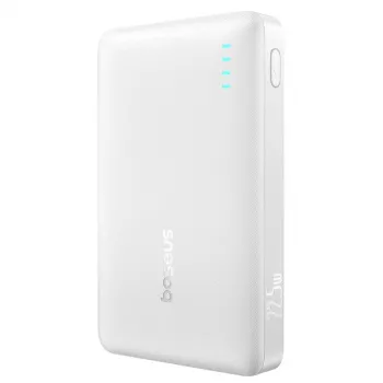 Baseus EnerFill FP21 10000 mAh 22,5W USB-A USB-C prenosni polnilnik bel