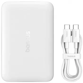 Baseus EnerFill FM11 Ultra-Mini 10000 mAh 22,5W MagSafe kompatibilna prenosna baterija bela