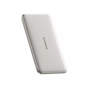 Baseus PicoGo AM41 ultra tanek magnetni 5000 mAh 20W prenosni polnilnik titan siva