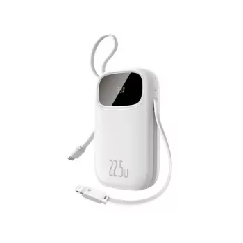 Baseus EnerFill FC31 20000 mAh 22,5W USB-C + Lightning prenosni polnilnik bel