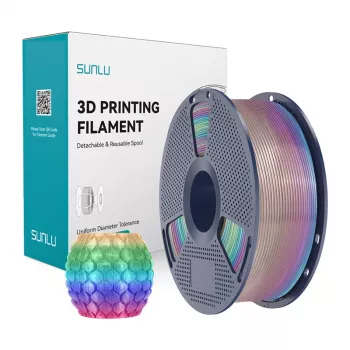 SUNLU PLA Transparent Rainbow filament 1,75 mm 1 kg filament za 3D-tiskalnik