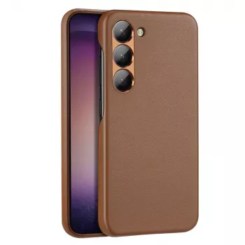 Dux Ducis Grit ovitek za Samsung Galaxy S23+ – eleganten ovitek iz umetnega usnja rjav