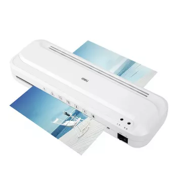 Deli E2132 pisarniški laminator A4, vroče in hladno, 250 mm/min, 2 valja