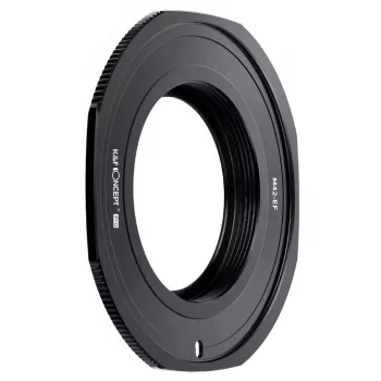 K&F Concept PRO adapter za objektiv Canon EOS EF/EF-S na ohišje M42 - črn