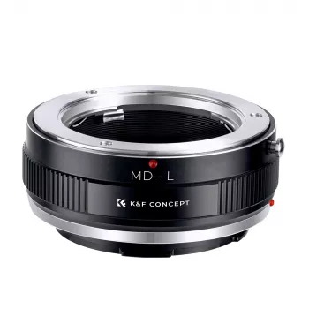 K&F adapter za objektiv Minolta MD/MC na fotoaparat Leica L-Mount - črn
