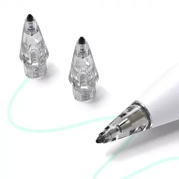 Metapen Air-Flex Tips - prozorne (4 kosi) nadomestne konice za Metapen Pencil A8, A11, M1