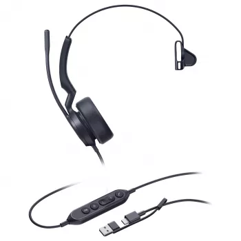 Yealink slušalka UH 44 Mono USB-C/A