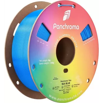 Polymaker Panchroma PLA Silk 1,75mm modra 1kg filament za 3D-tiskalnik