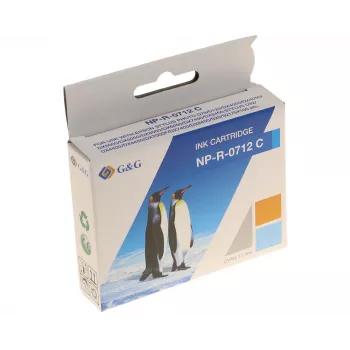 G&G Ninestar združljiva kartuša s črnilom za Epson T0712/C13T07124012, cian