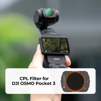 K&F Concept krožni polarizacijski filter CPL HD MRC 12-slojni za DJI Osmo Pocket 3 (KF01.2532)