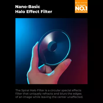 K&F Concept Nano-B Halo spiralni filter za zameglitev z vrtinčenjem 72mm