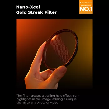 K&F Concept Nano-X MRC 62mm Gold Streak anamorfni efektni filter